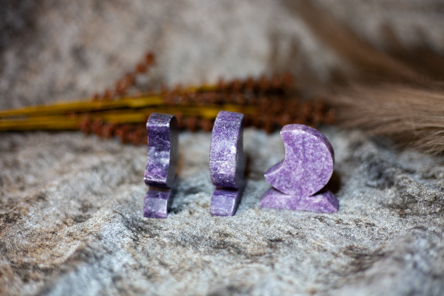 Lepidolite - standing moon