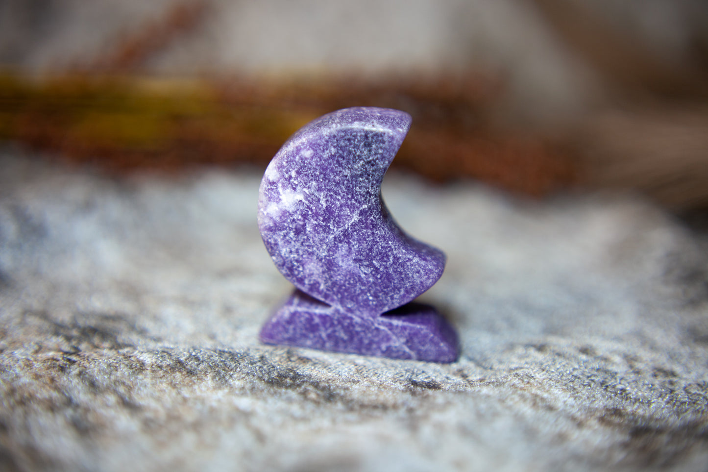 Lepidolite - standing moon