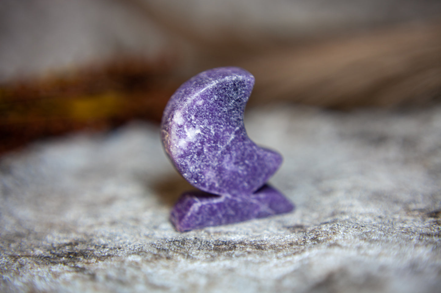 Lepidolite - standing moon