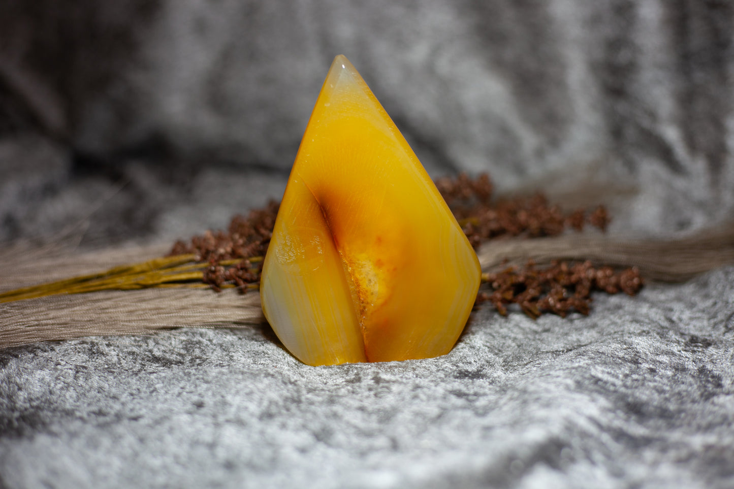 Druzy Agat - flamma friform 1