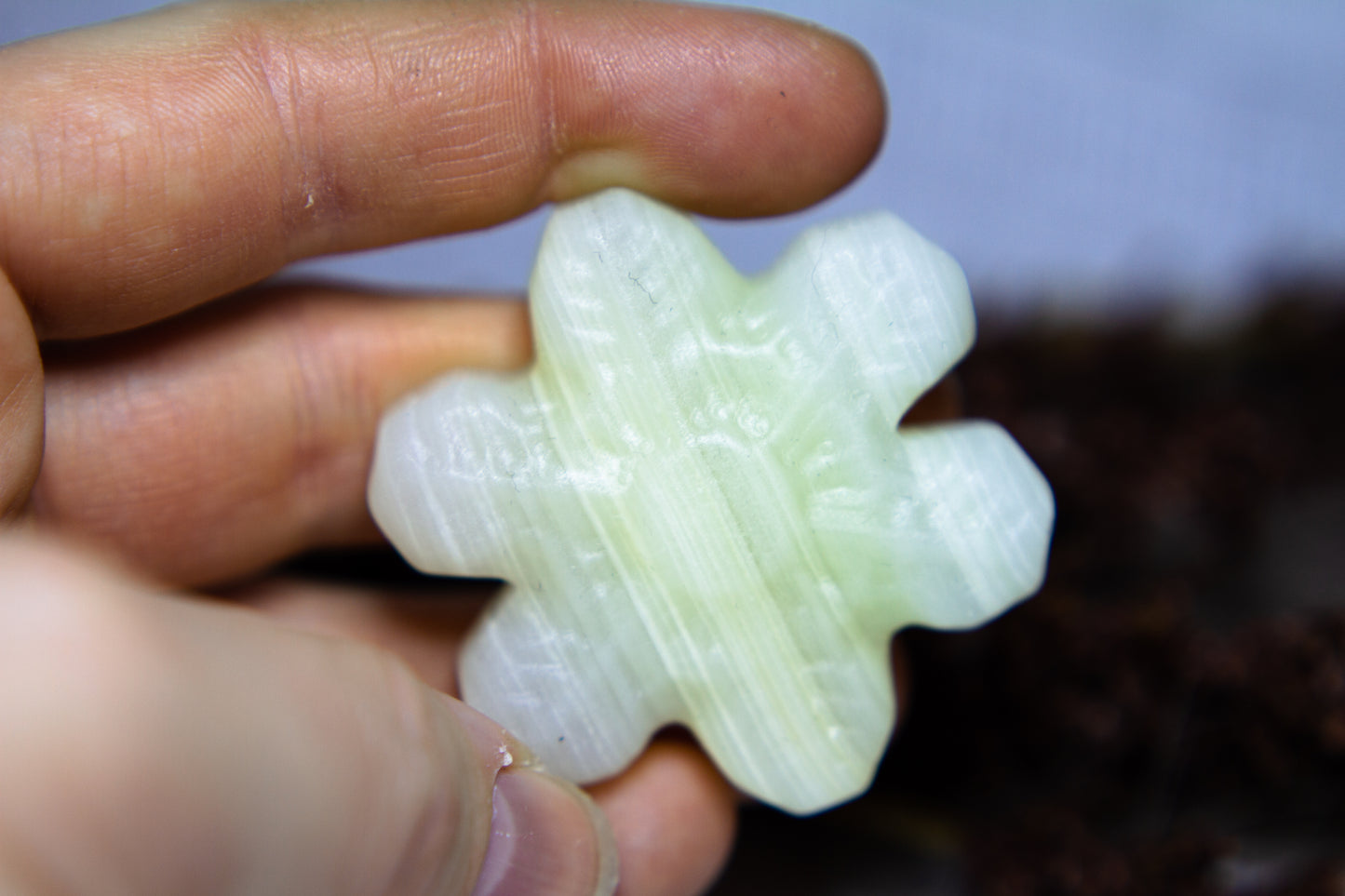 Grön Onyx - Snöflinga ❆