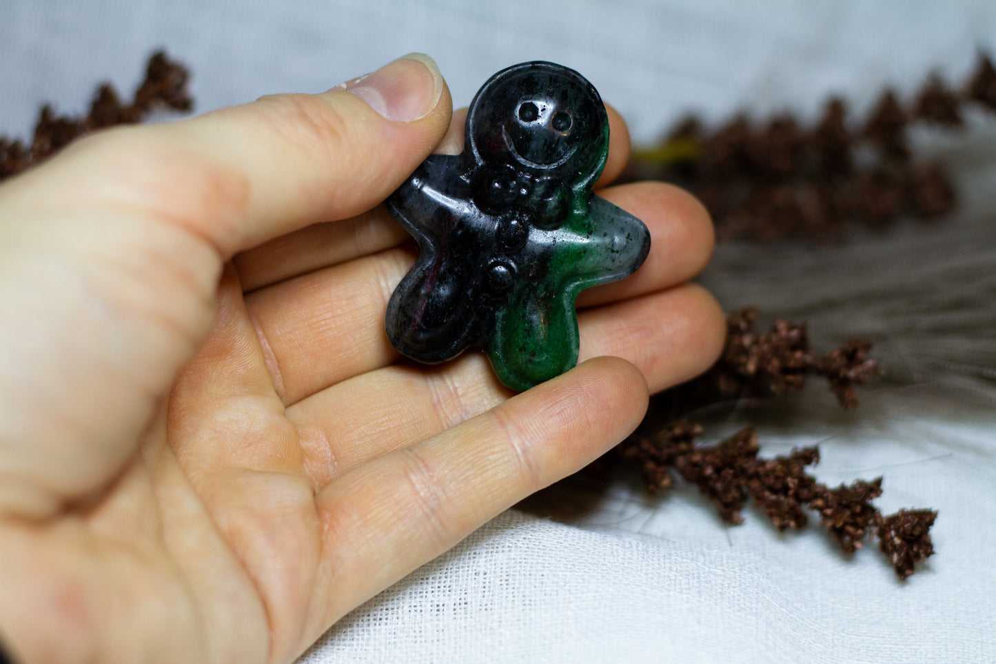 Zoisit med Rubin - Pepparkaksgubbe đȘ