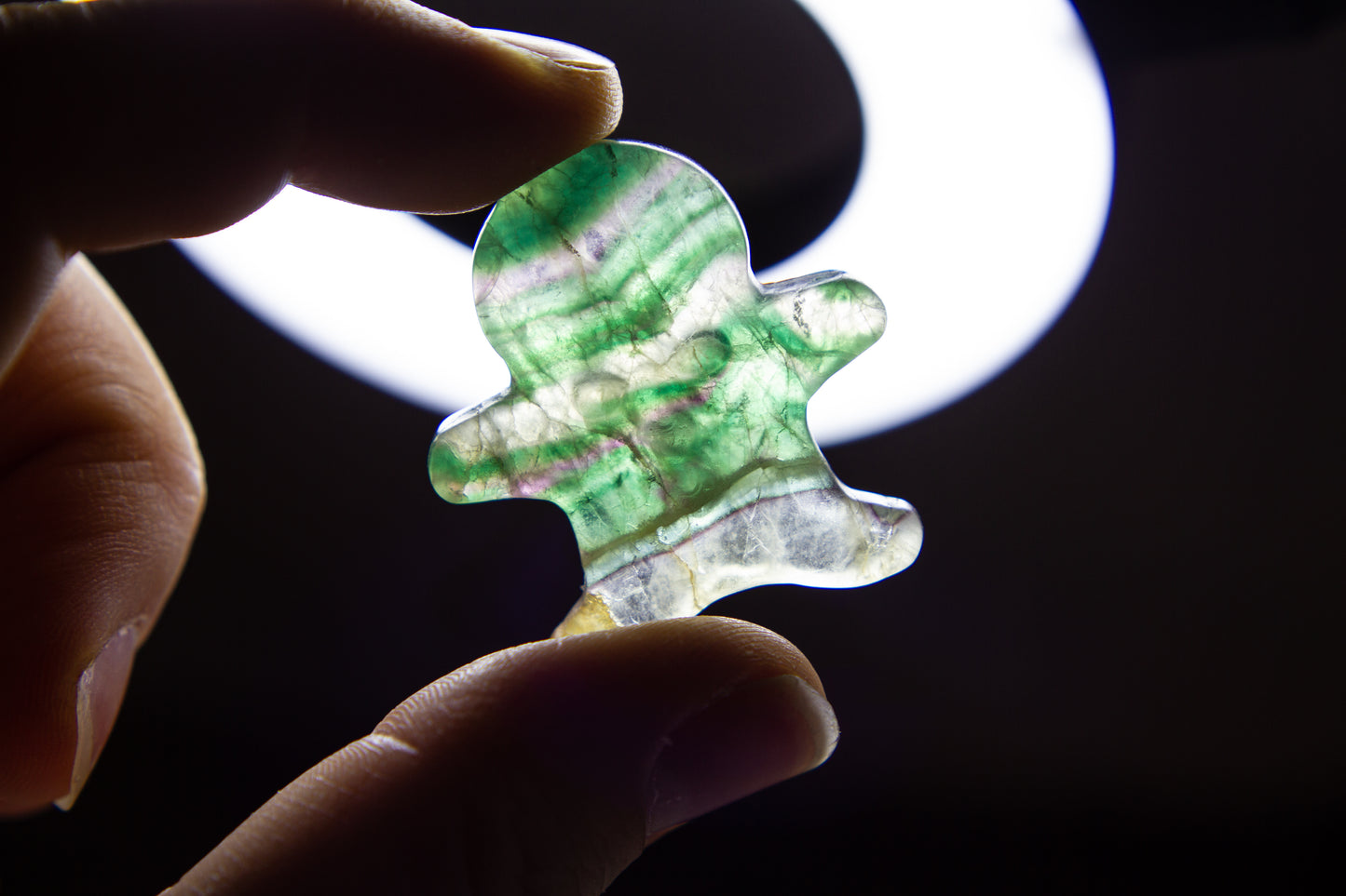 RegnbĂ„gsfluorit - Pepparkaksgubbe đȘ