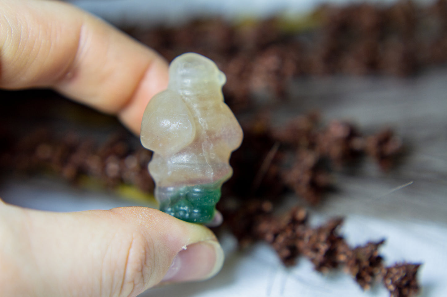 RegnbĂ„gsfluorit - Tomte đ 