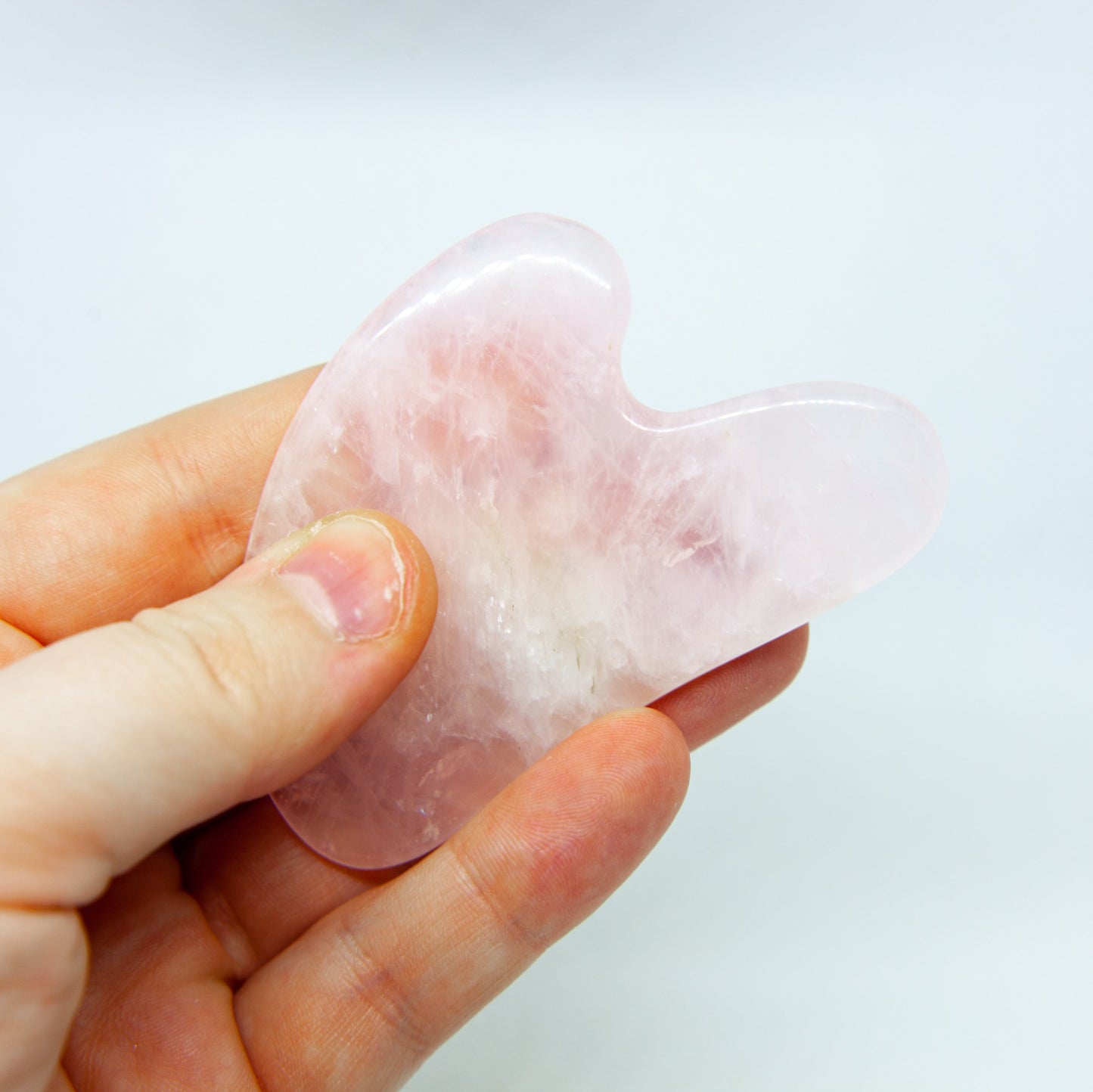Rose quartz - gua sha