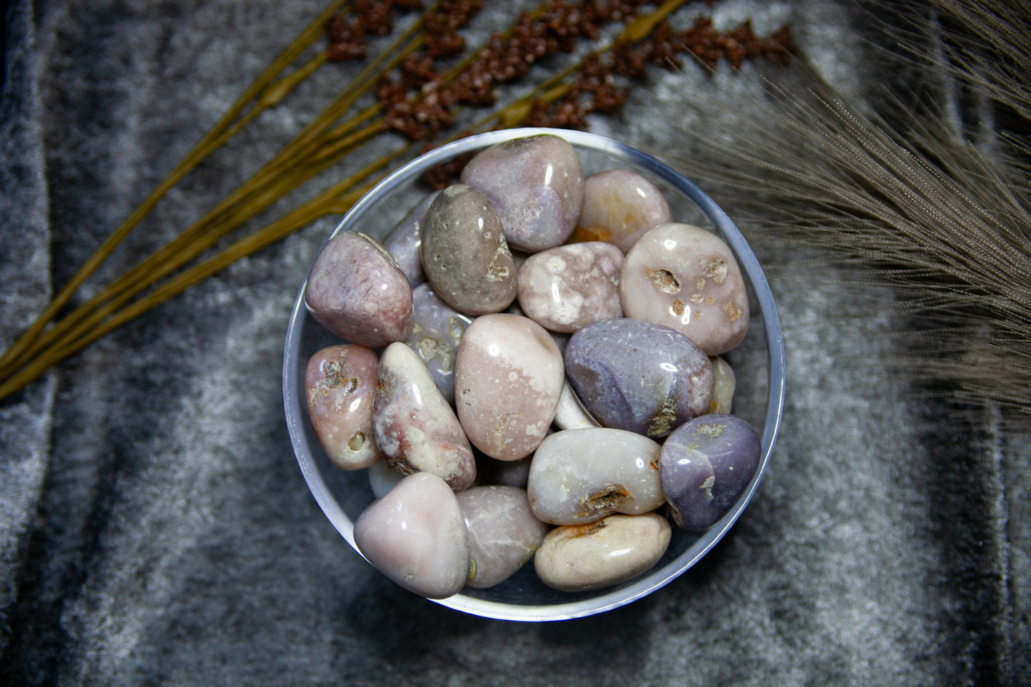 Pink Amethyst - tumbled