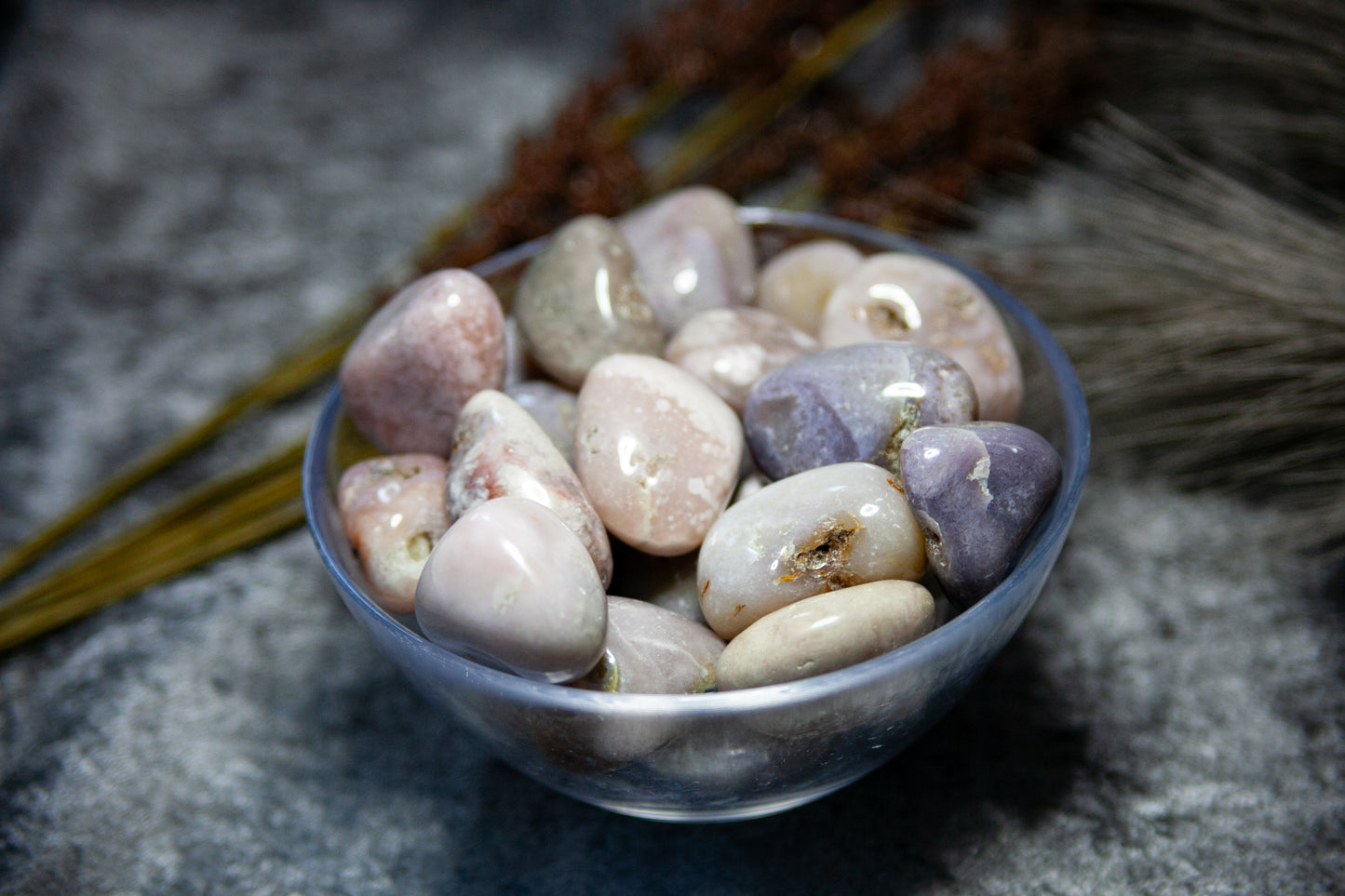 Pink Amethyst - tumbled