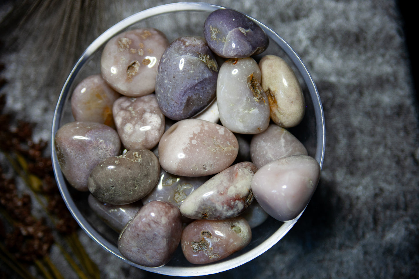 Pink Amethyst - tumbled