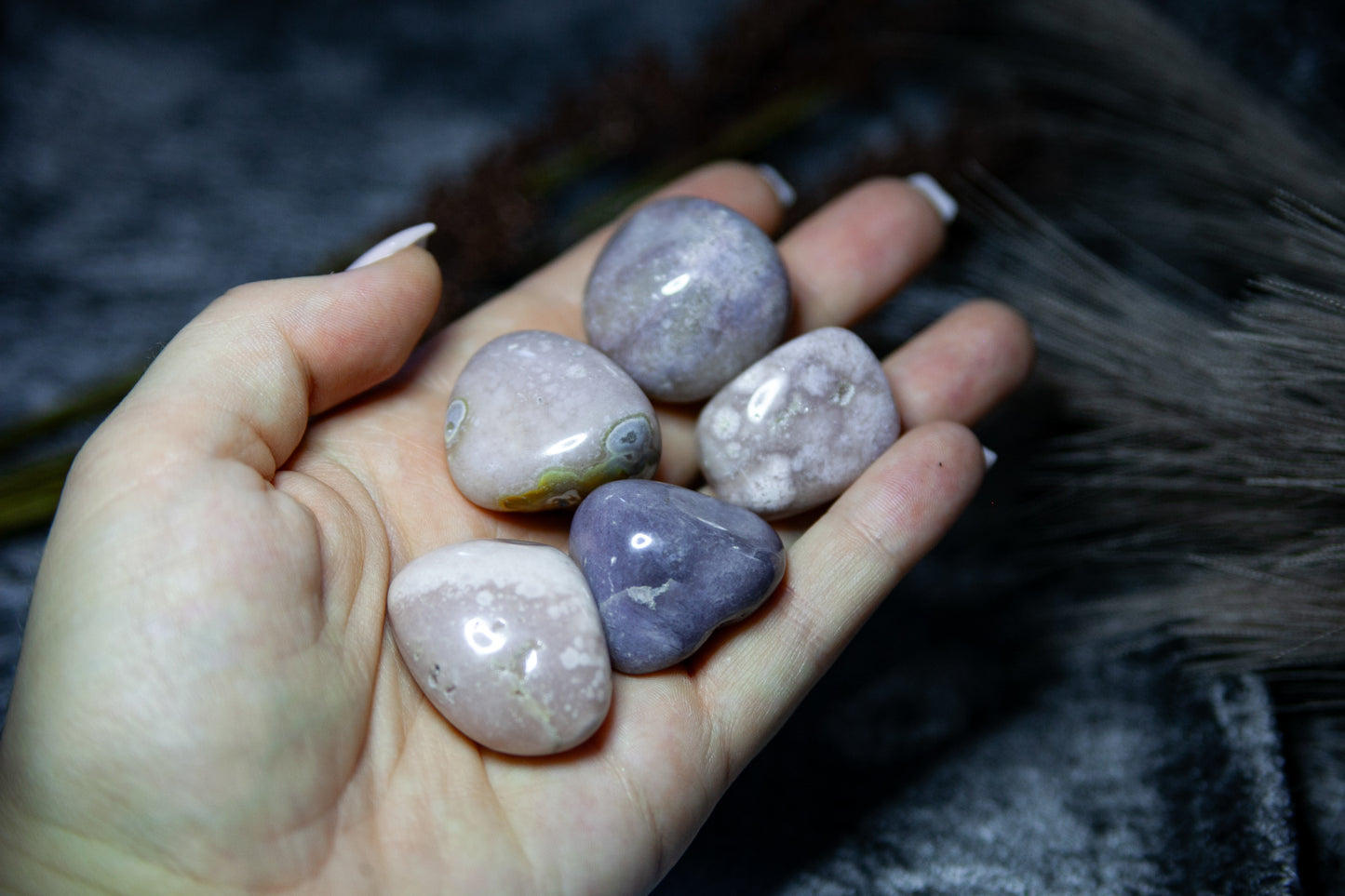 Pink Amethyst - tumbled