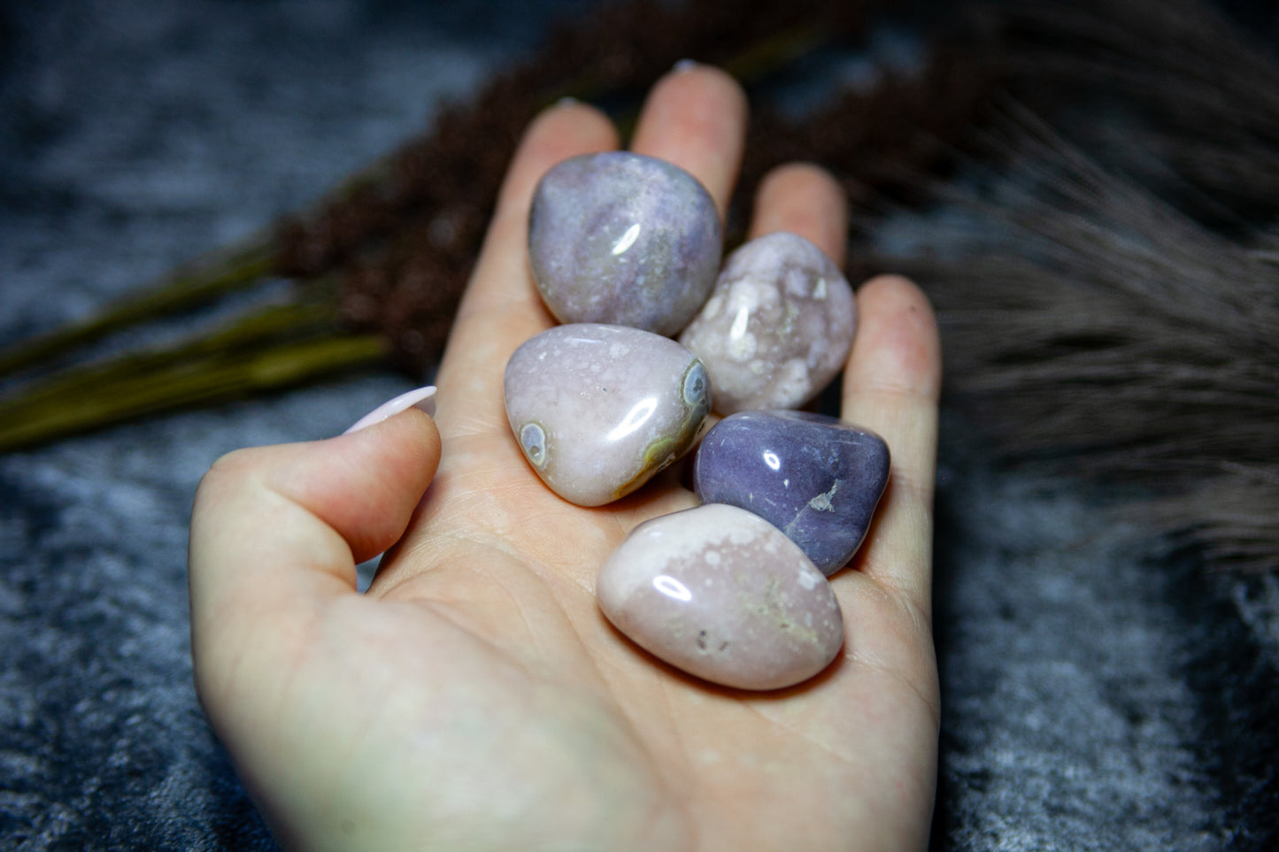 Pink Amethyst - tumbled