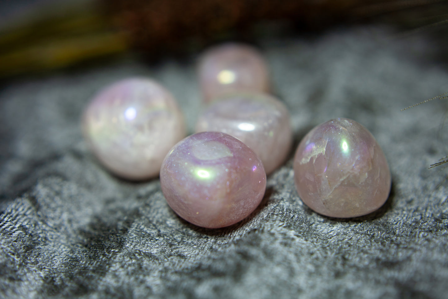 Aura Rose Quartz - tumbled