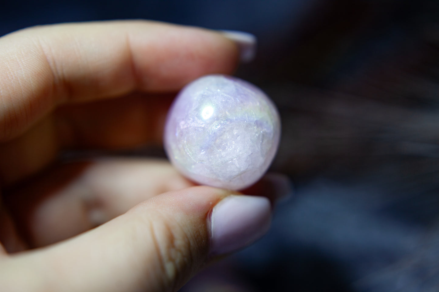 Aura Rose Quartz - tumbled