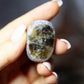 Smoky quartz (dark) with citrine - Ema egg