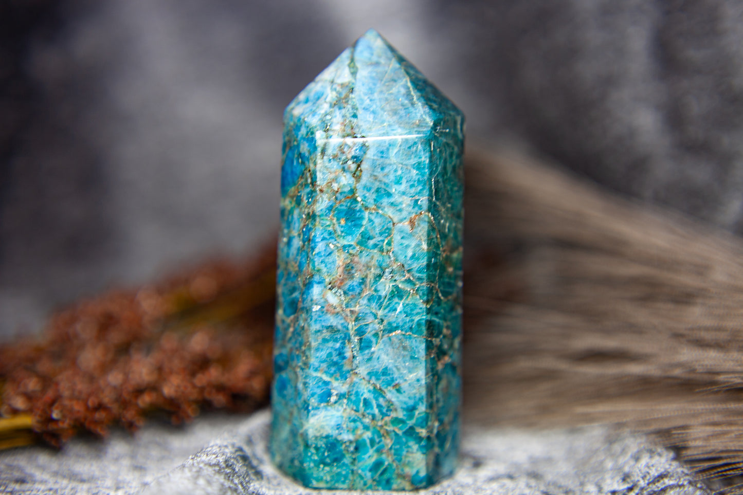 Blue Apatite - tower