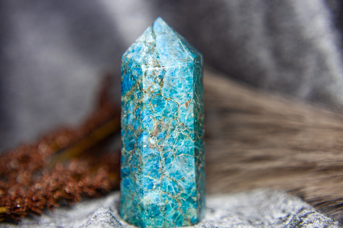 Blue Apatite - tower