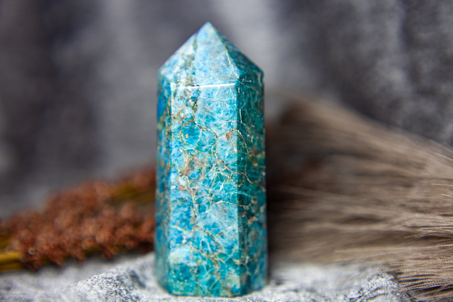 Blue Apatite - tower