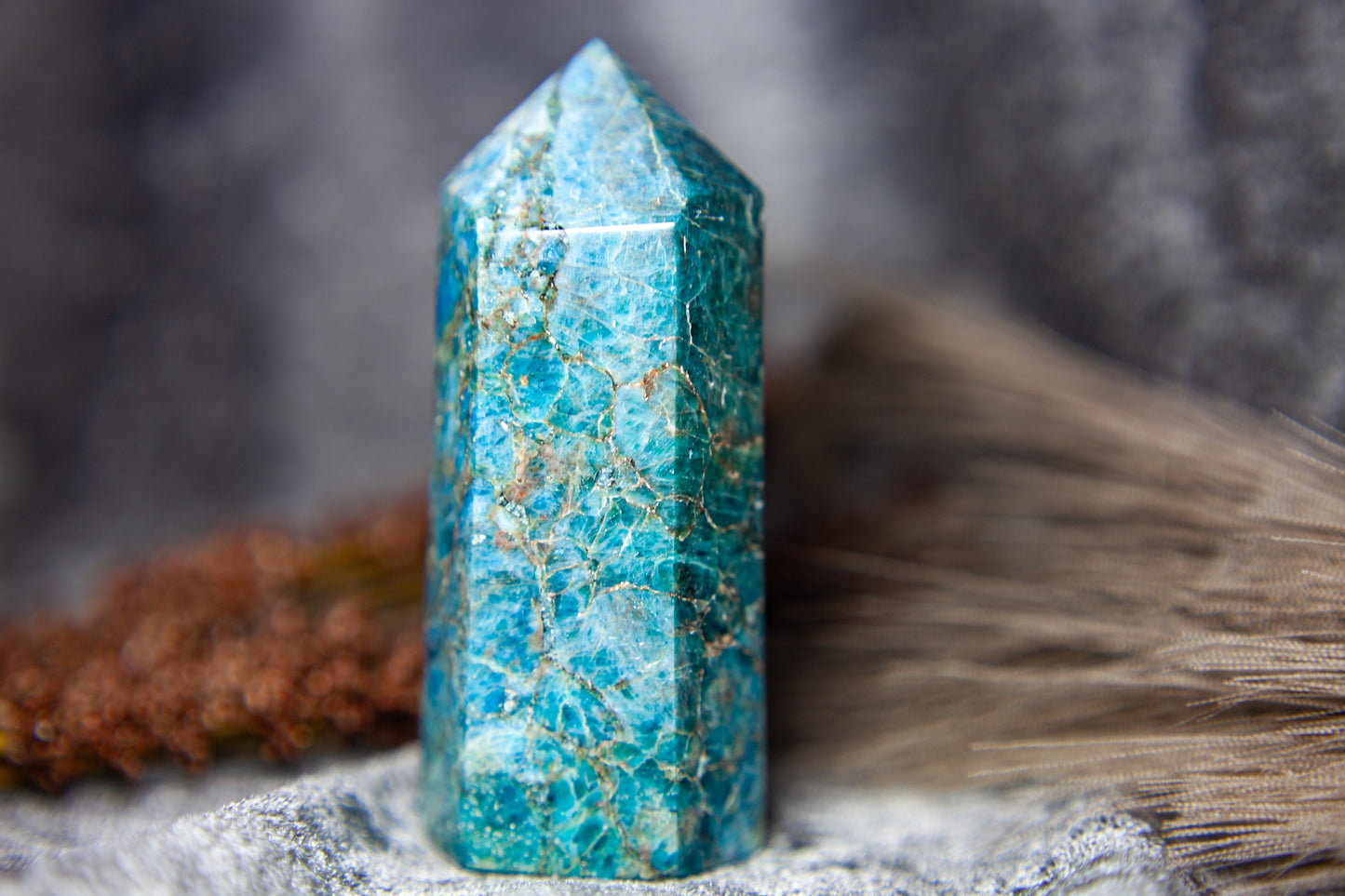 Blue Apatite - tower