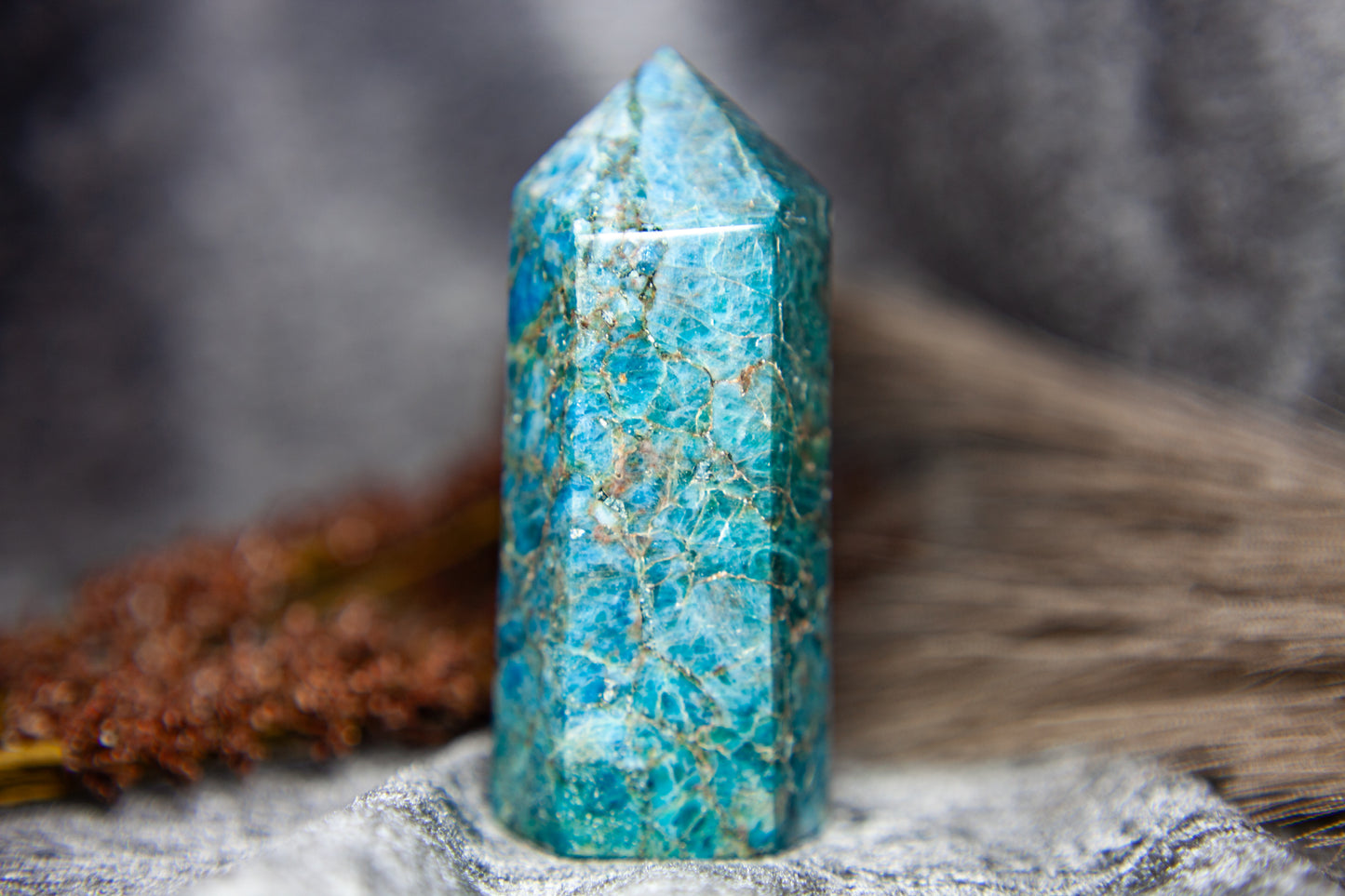 Blue Apatite - tower