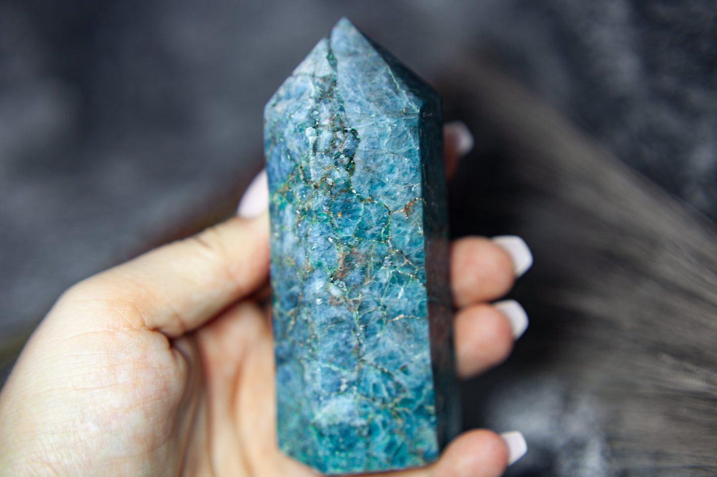 Blue Apatite - tower