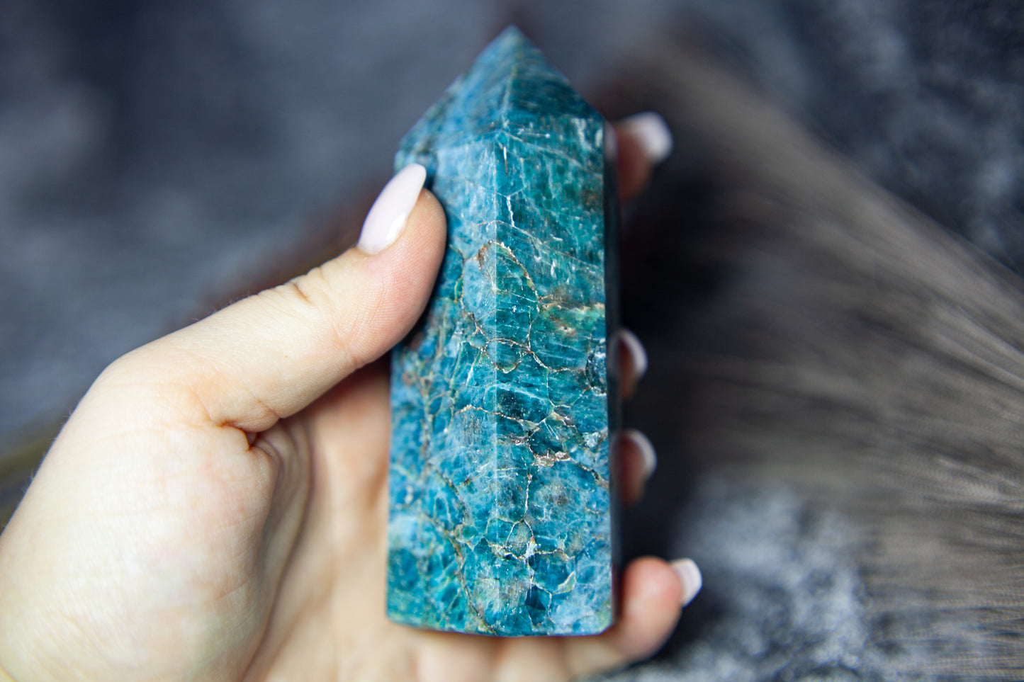 Blue Apatite - tower