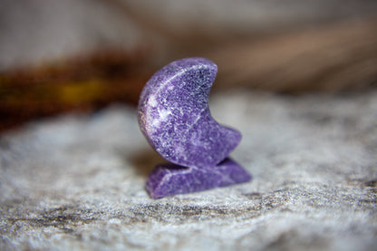Lepidolite - standing moon
