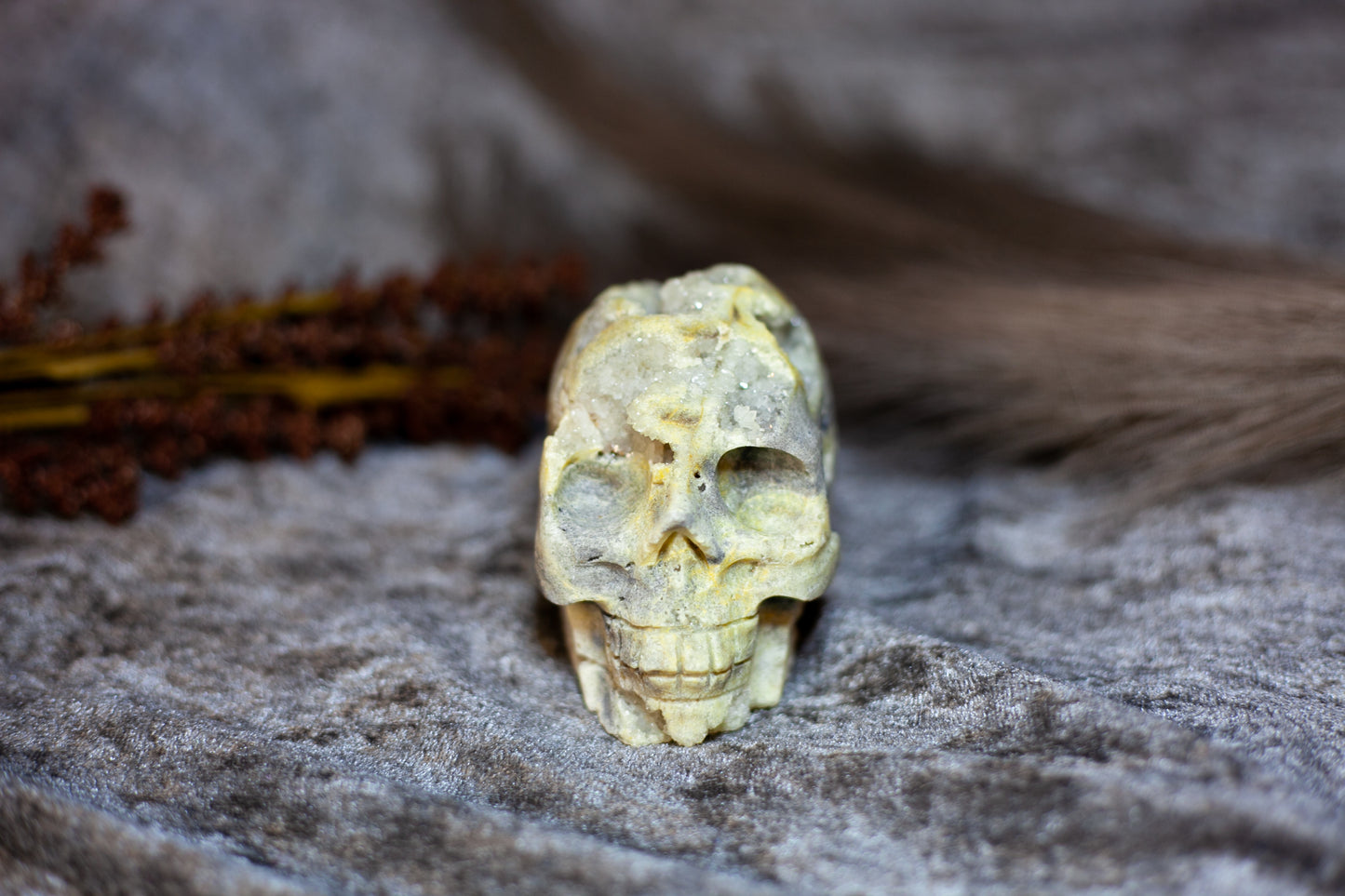 Sphalerite - large skull