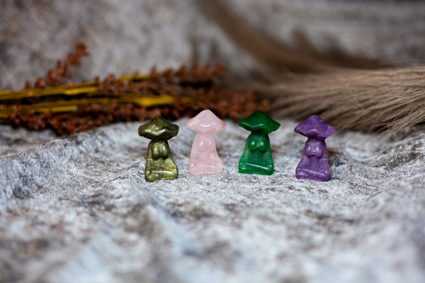 Sitting mushroom goddess