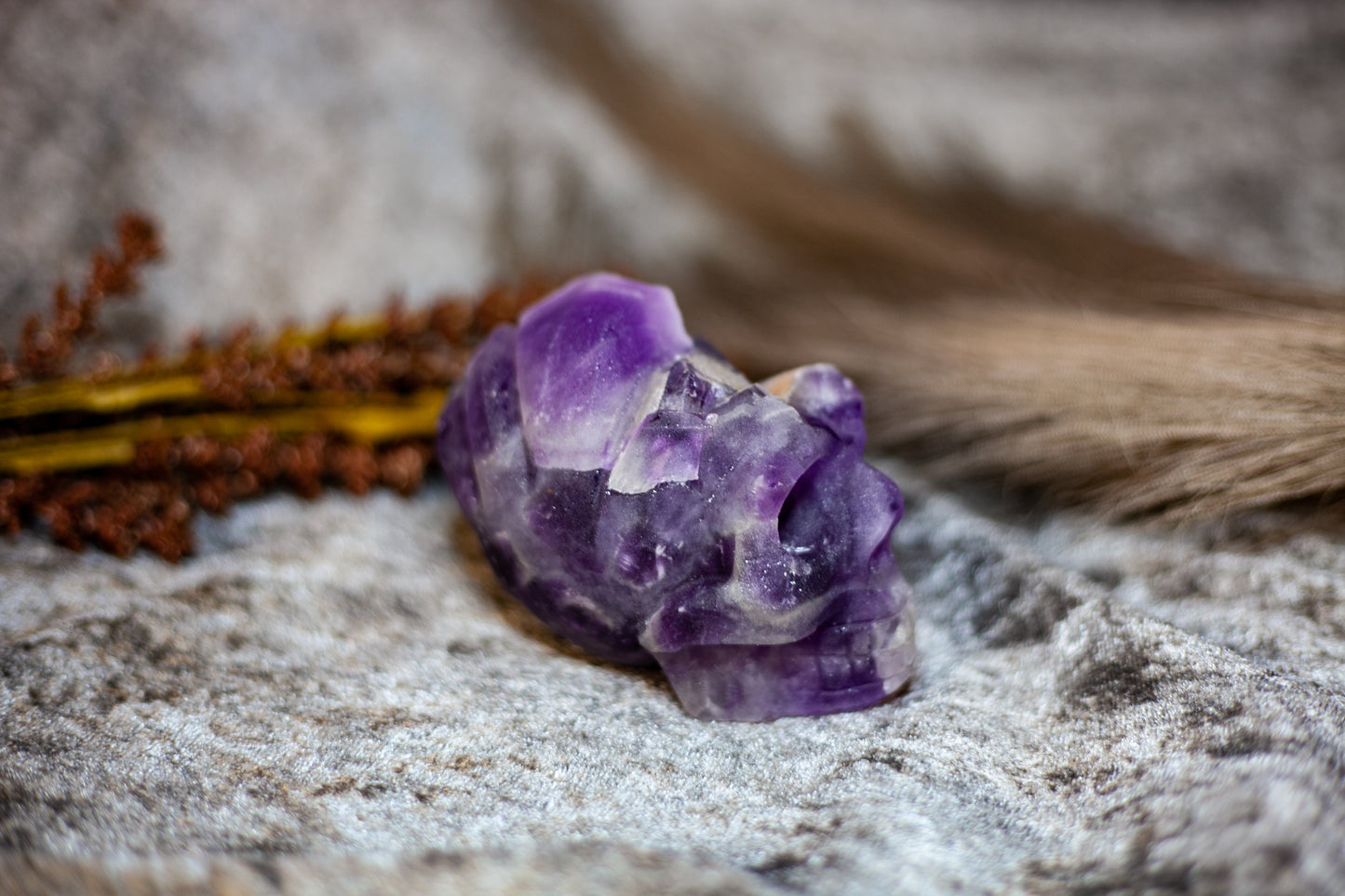 Amethyst - large skull cluster 1