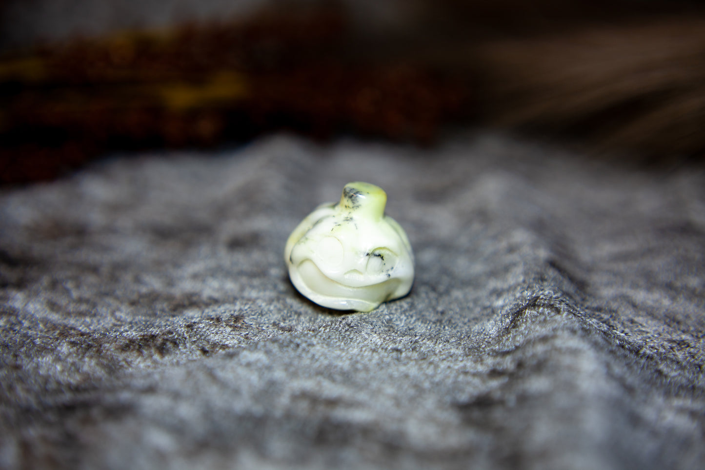 Dendritic Agate - Halloween pumpkin