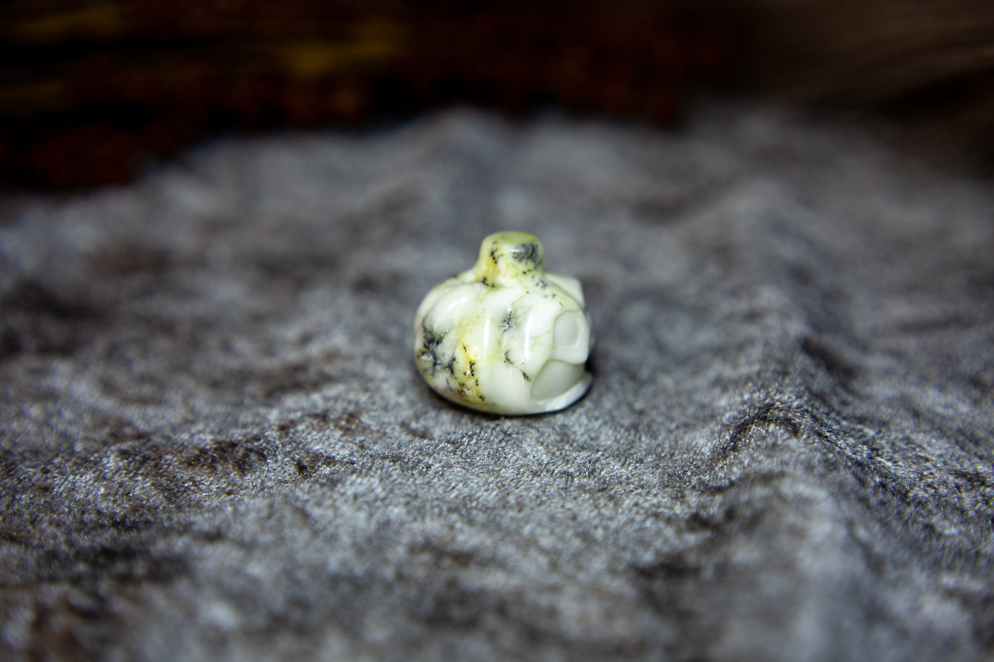 Dendritic Agate - Halloween pumpkin