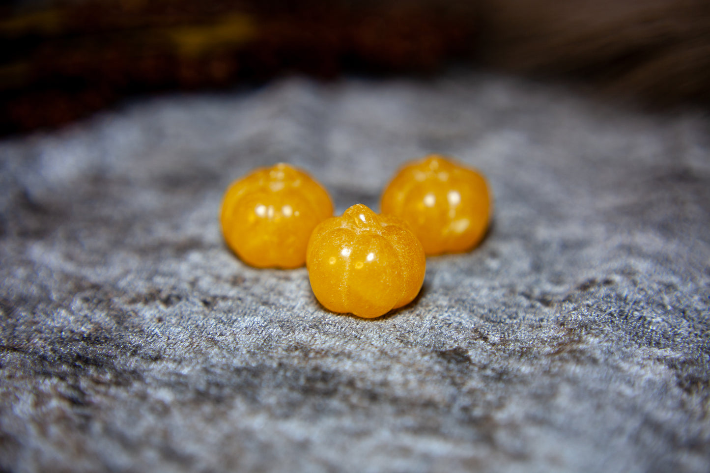 Orange Calcite - smaller pumpkins