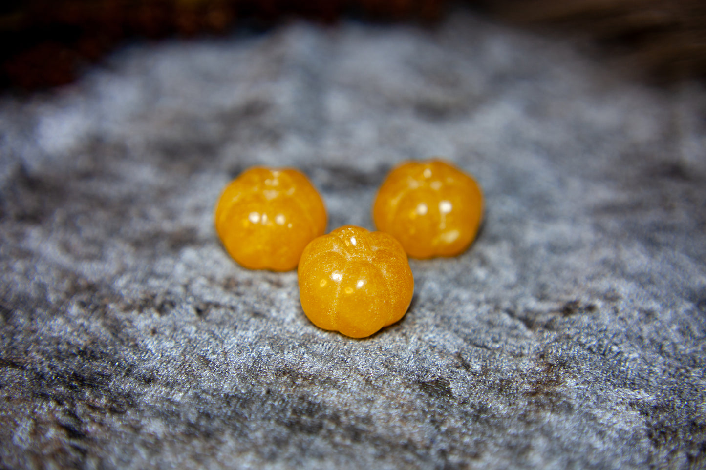 Orange Calcite - smaller pumpkins