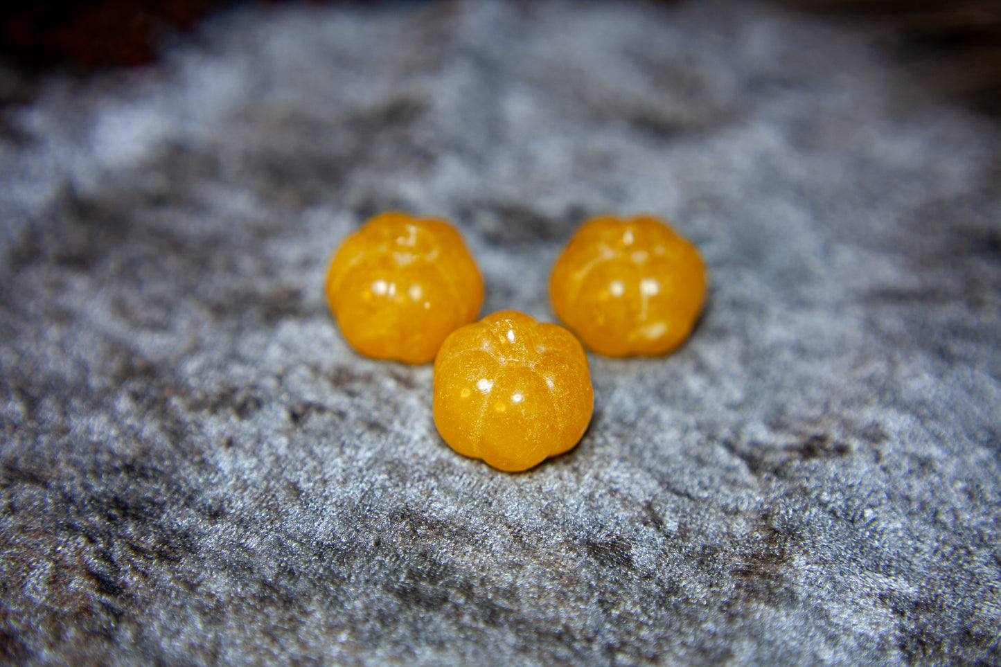 Orange Calcite - smaller pumpkins