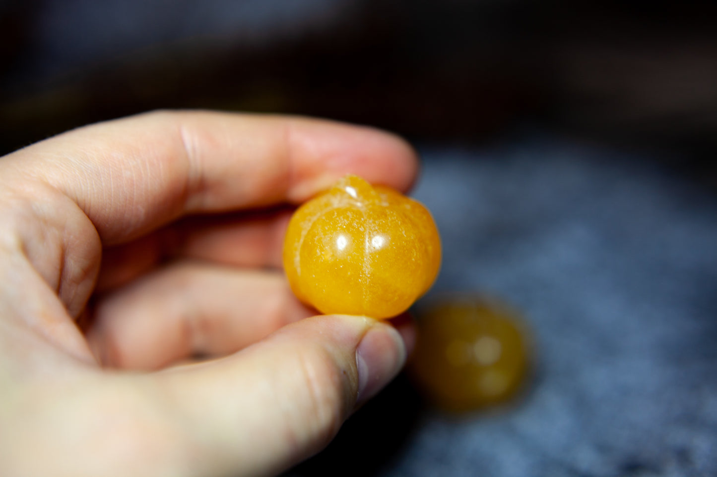 Orange Calcite - smaller pumpkins