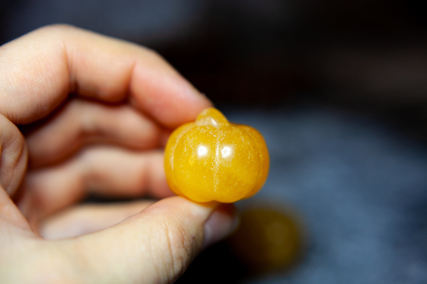 Orange Calcite - smaller pumpkins