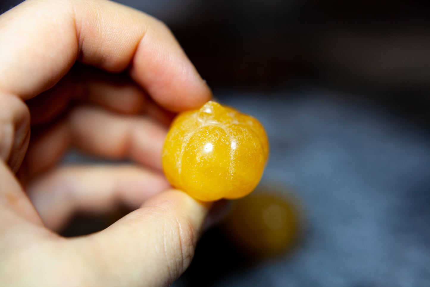 Orange Calcite - smaller pumpkins