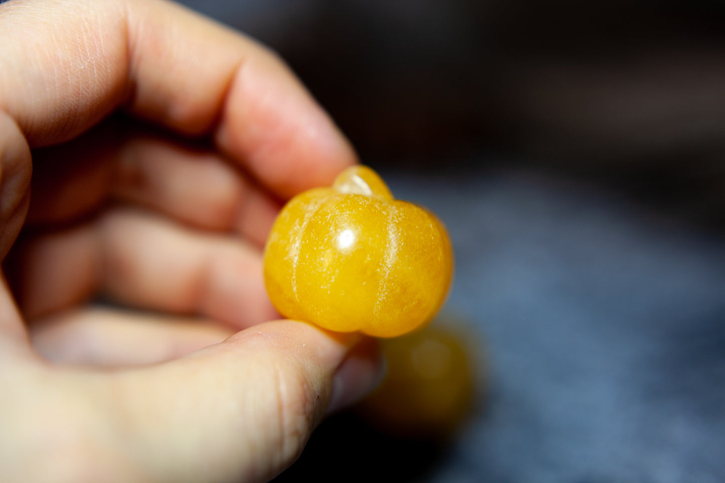 Orange Calcite - smaller pumpkins