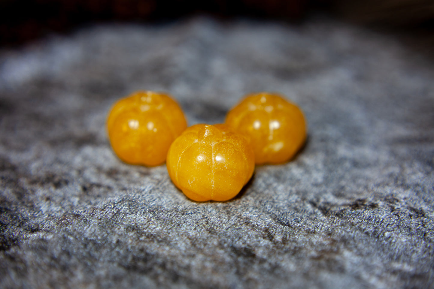 Orange Calcite - smaller pumpkins