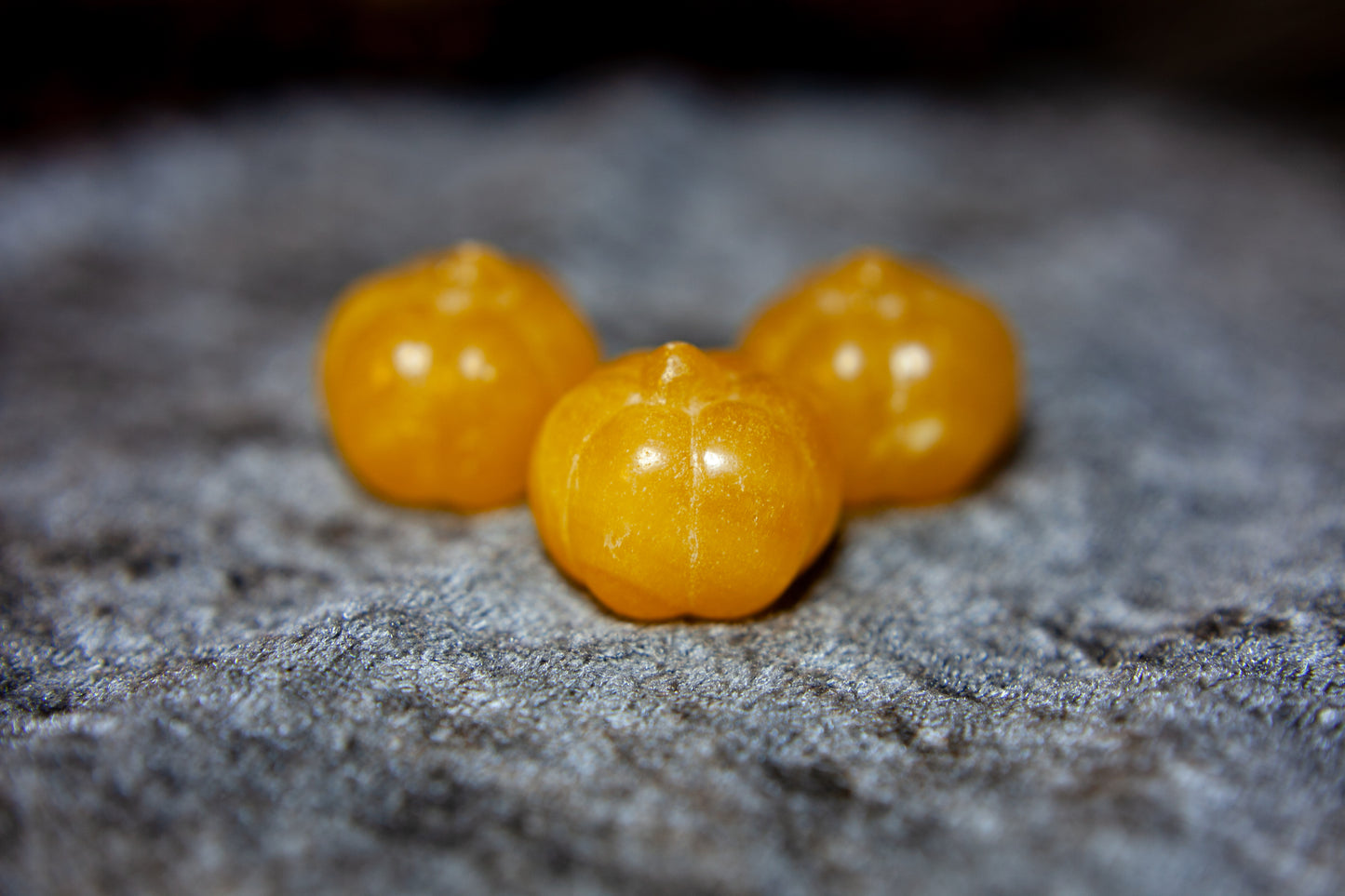 Orange Calcite - smaller pumpkins