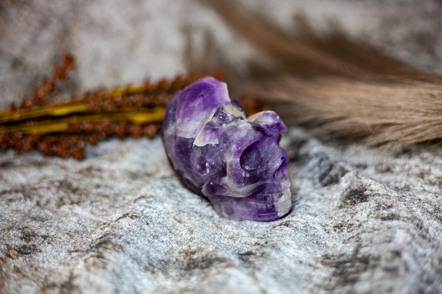 Amethyst - large skull cluster 1