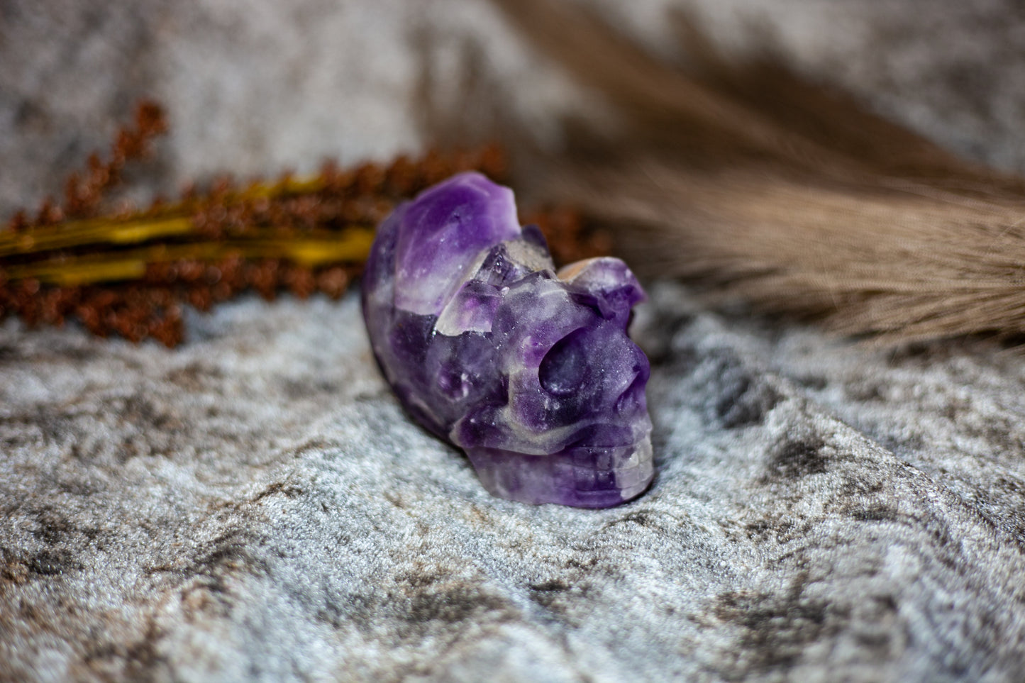 Amethyst - large skull cluster 1