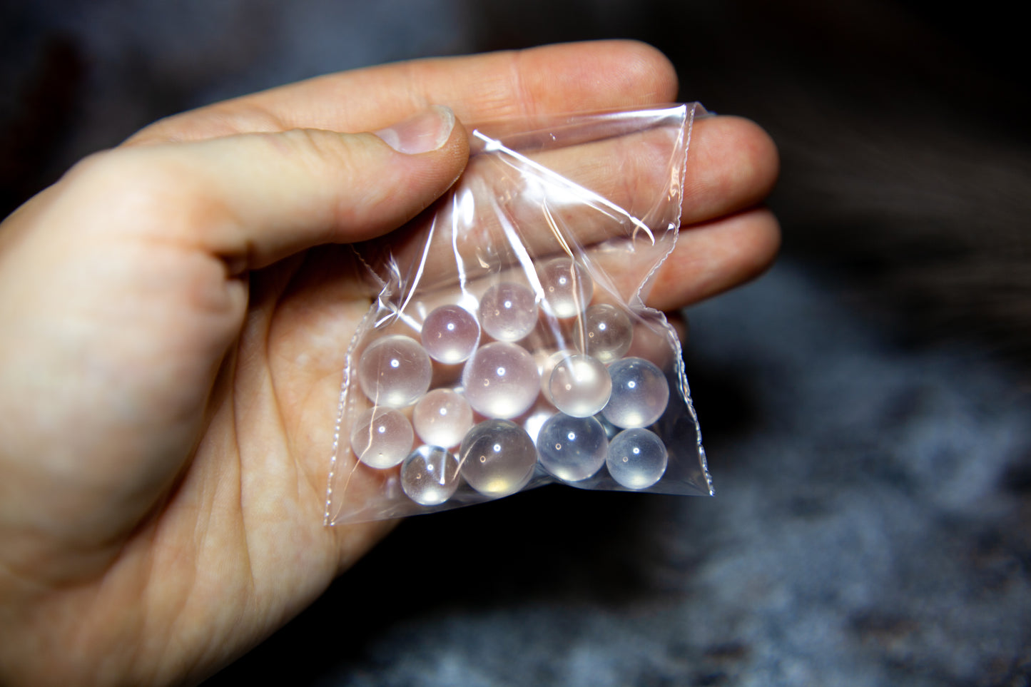 HQ Clear Quartz - 30g bag of spheres