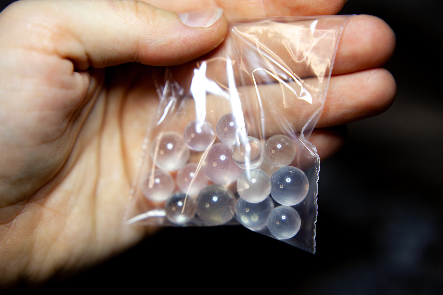 HQ Clear Quartz - 30g bag of spheres