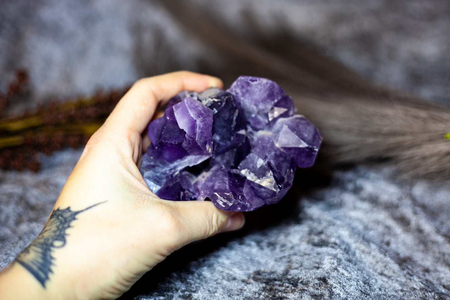 Amethyst - large skull cluster 1