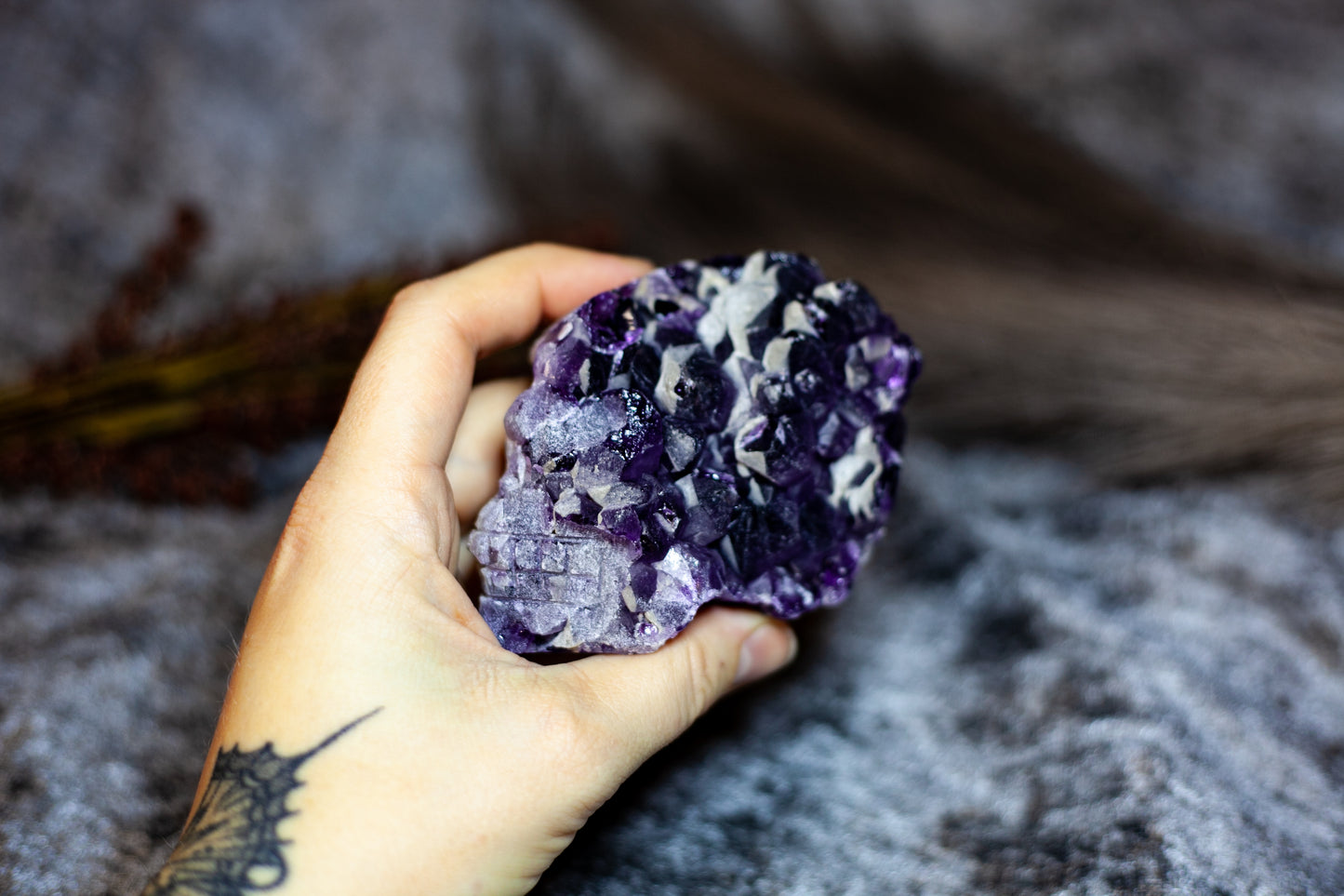 Amethyst - large skull cluster 2