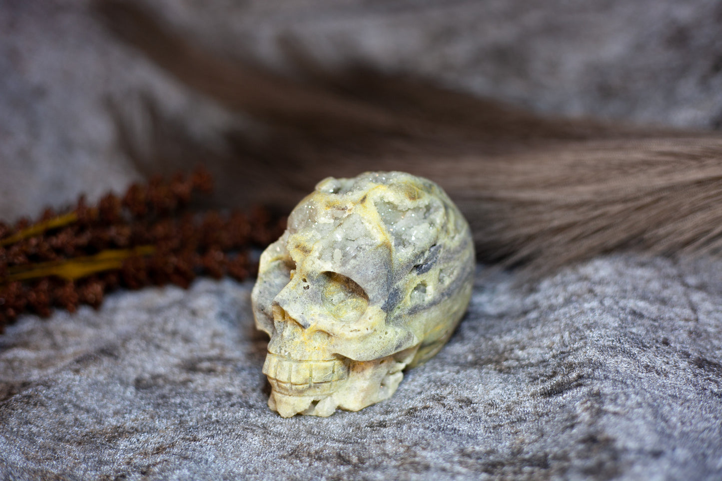 Sphalerite - large skull