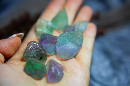 Lavendel fluorit - rå