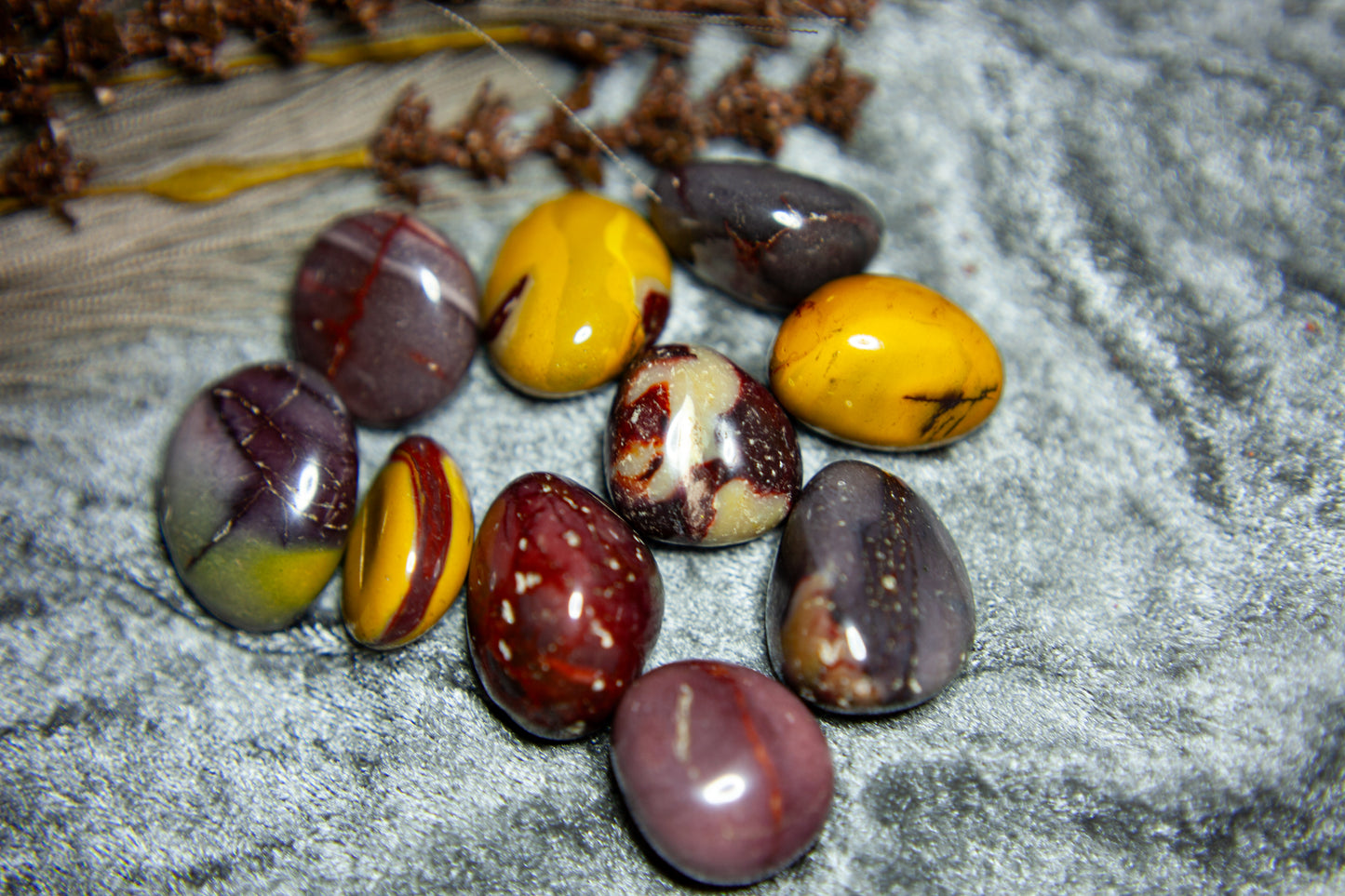 Mookait Jaspis - trumlad