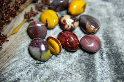 Mookait Jaspis - trumlad