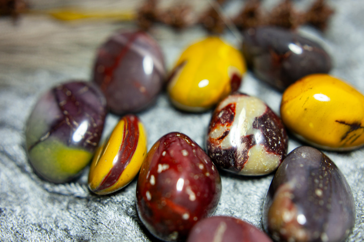 Mookait Jaspis - trumlad